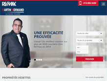 Tablet Screenshot of martinnormand.com
